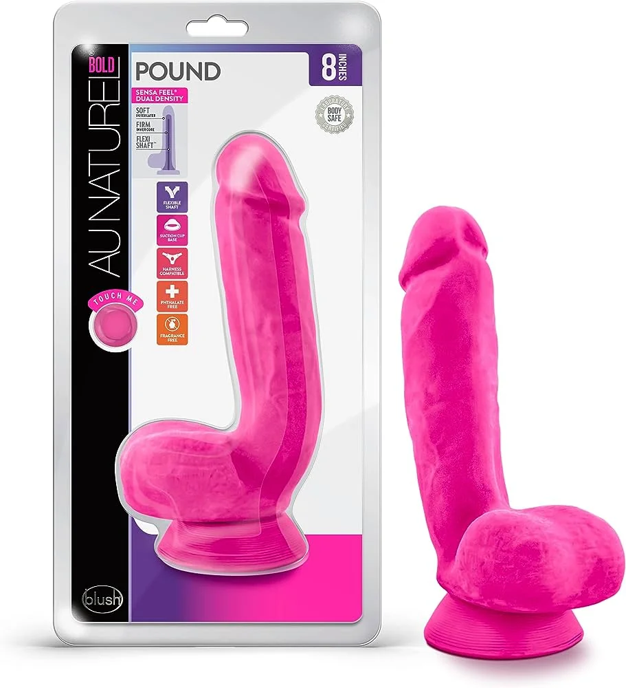 Au Naturel Bold Pound Dildo 8.5 inch 5