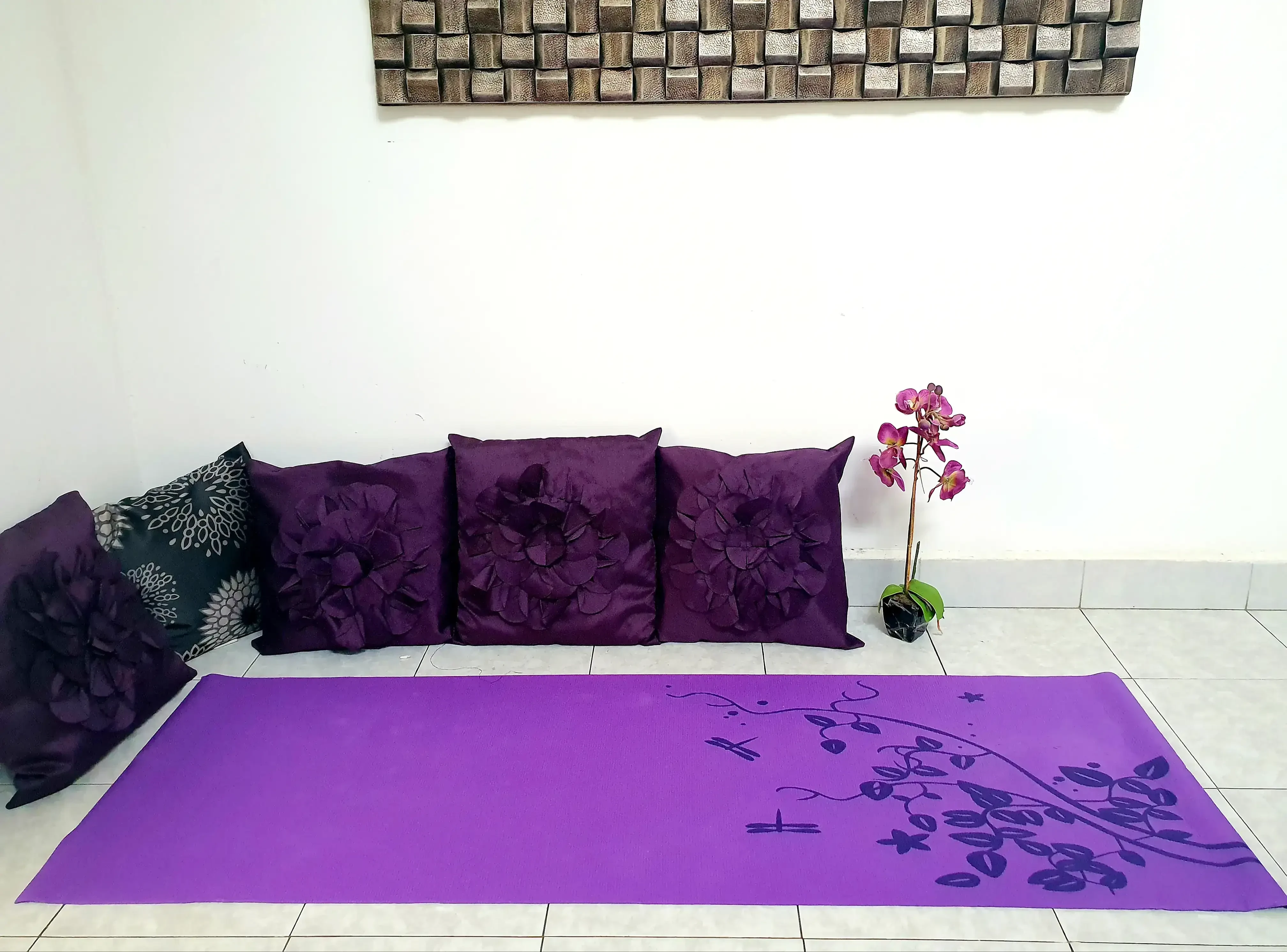 Tapete morado con grosor de 3 mm 2