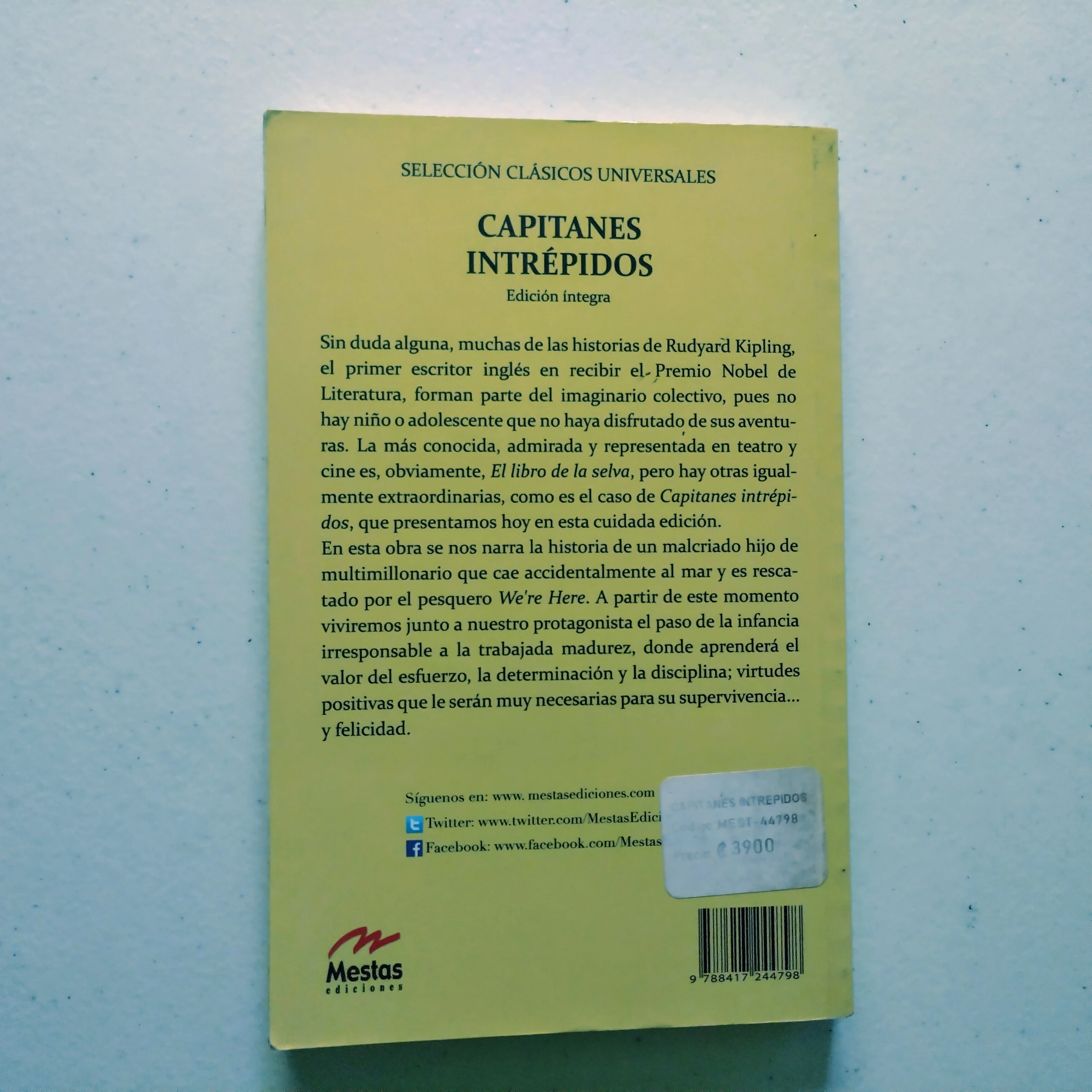 Capitanes intrépidos, Rudyard Kipling, nuevo  2