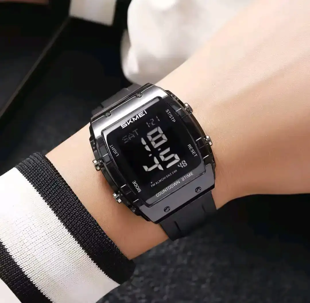 Reloj Skmei Original Sumergible Pulso Goma Digital 2409 Negro 2