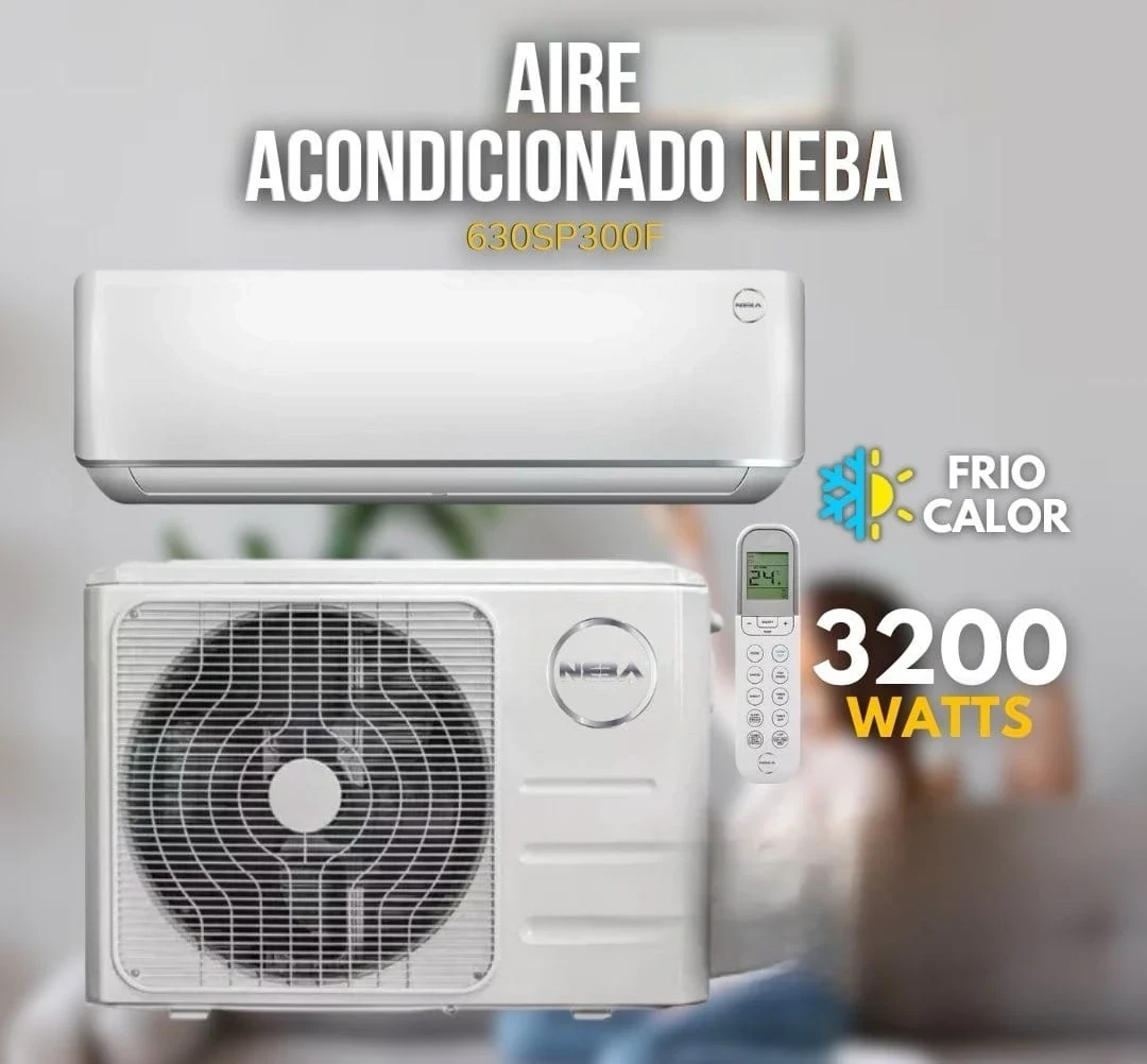 AIRE ACONDICIONADO NEBA FRIO/CALOR 3200W