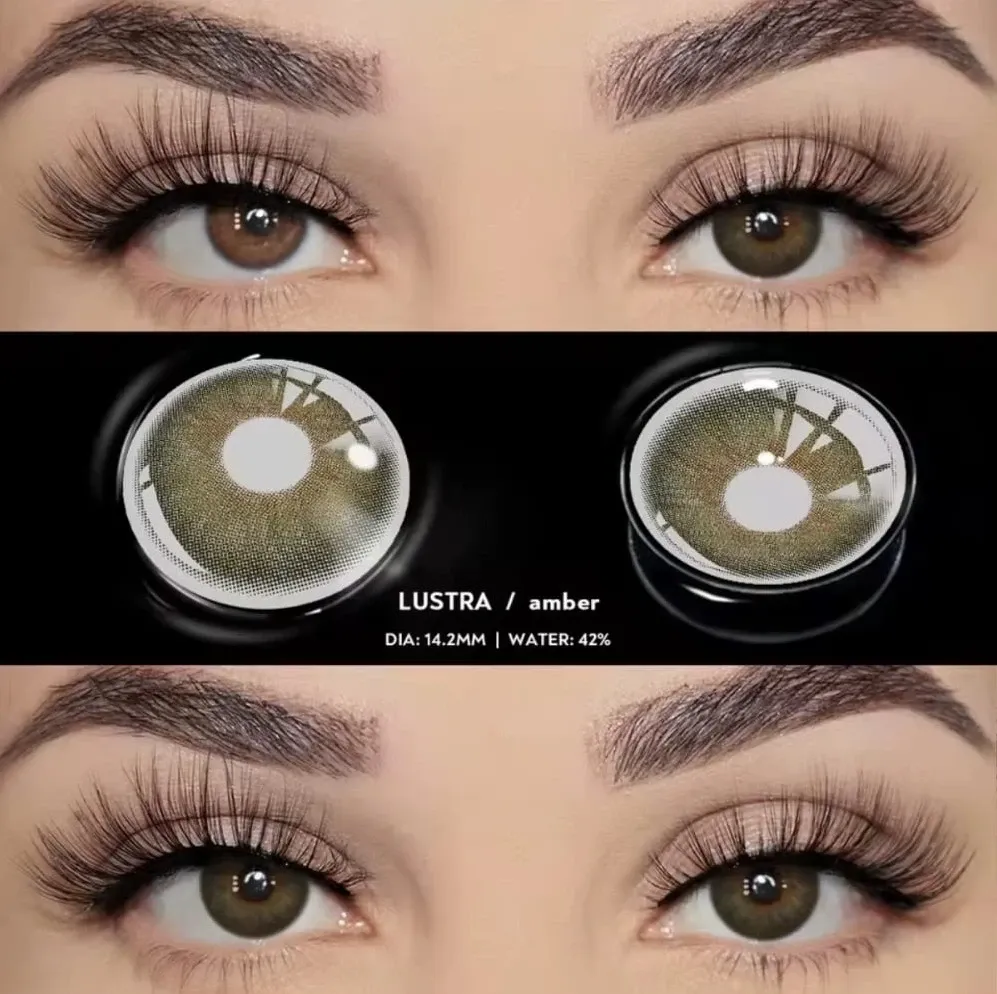 Lentes de contacto - Referencia: LUSTRA AMBER - PUPILA REDUCIDA  8