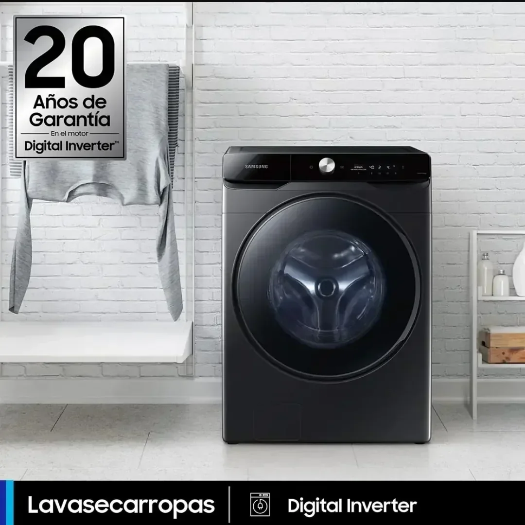Lavasecarropas Samsung WD22T6500GV 22 kg Silver 2