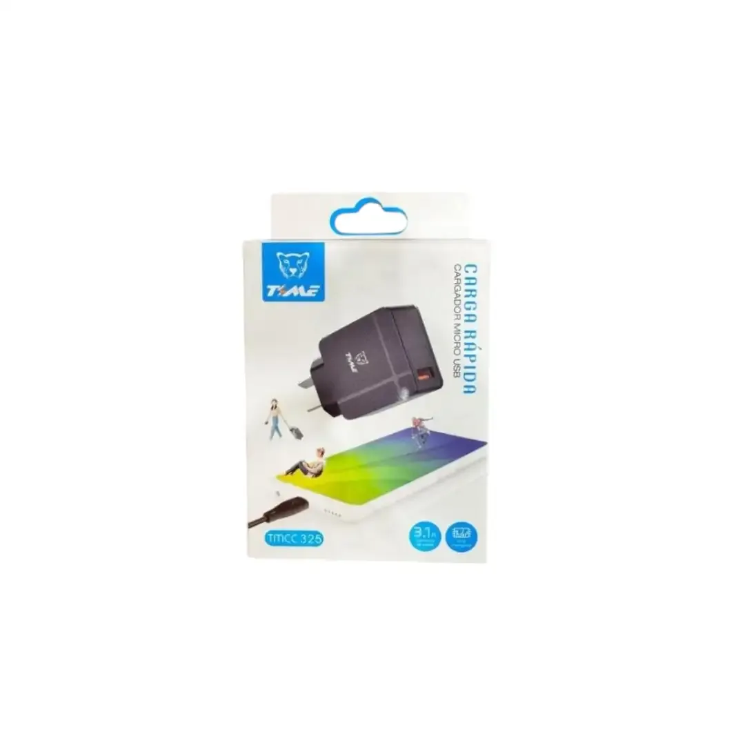 CARGADOR MICRO USB TIME 3.1A