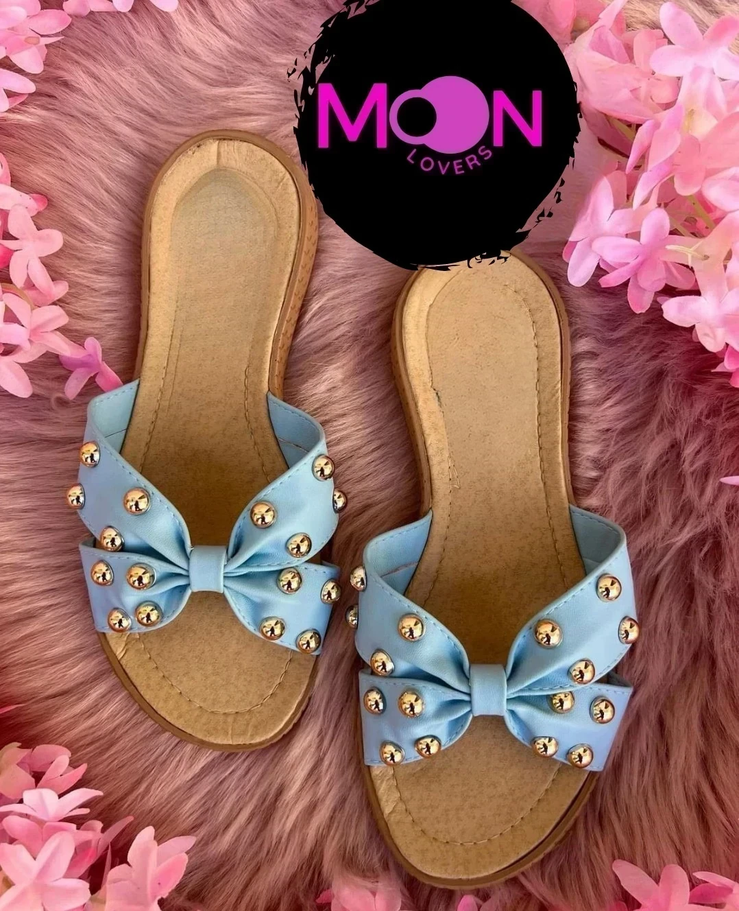 Mod.831 Sandalia cozumel moño celeste