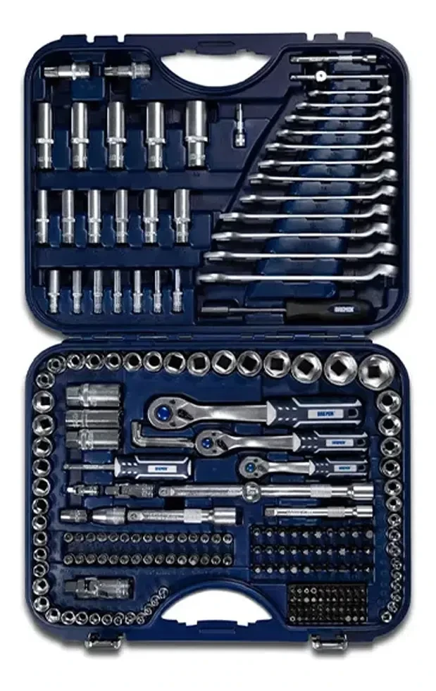 Juego Set Herramientas Tubos Bocallaves De 218 Piezas Bremen
