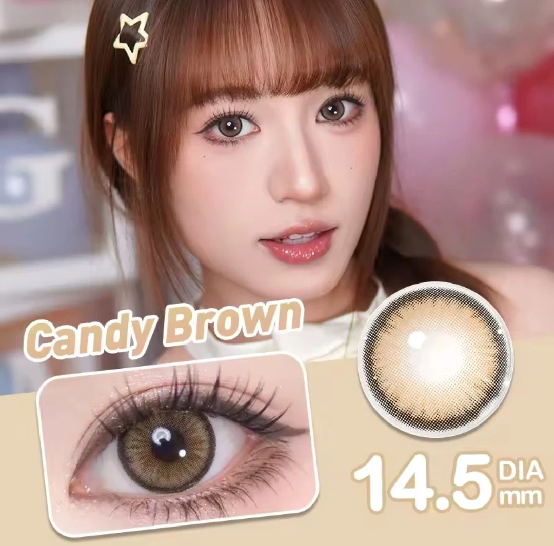 Lentes de contacto - Referencia: CANDY BROWN - EFECTO MUÑECA  4