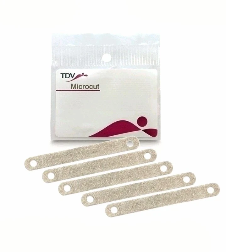  MICROCUT REPUESTO X5 TIRAS INTERPROXIMAL (LIJAS FINAS) - TDV