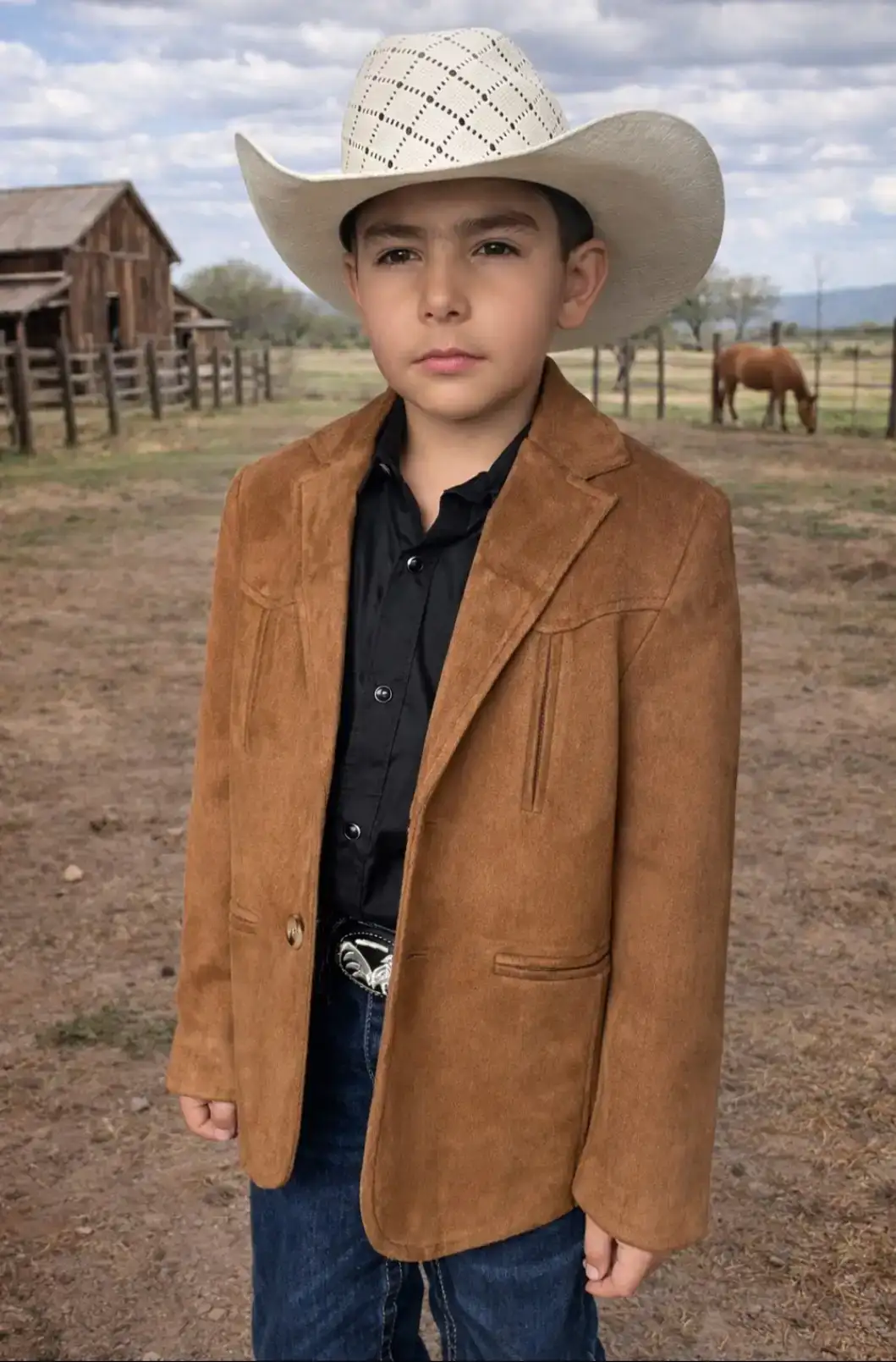 SACO VAQUERO NIÑO KAMEL 2