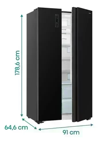 Heladera Hisense No Frost RC-67WSG Black 518Lts. 5