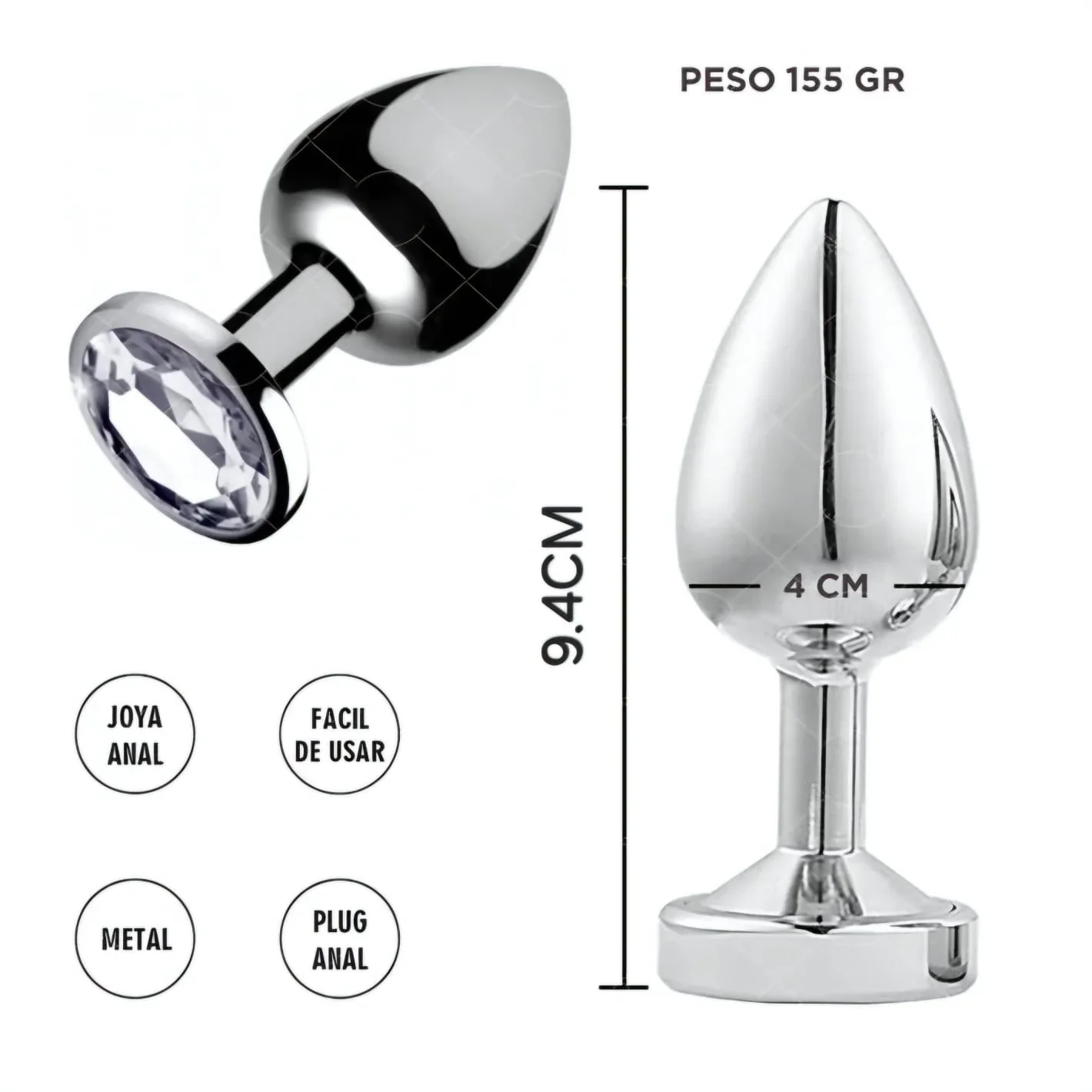 Plug Anal Large perla 