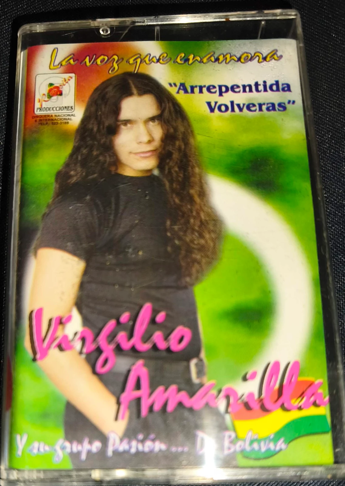 Virgilio Amarilla - Arrepentida Volveras (CASETTE)(PERU)