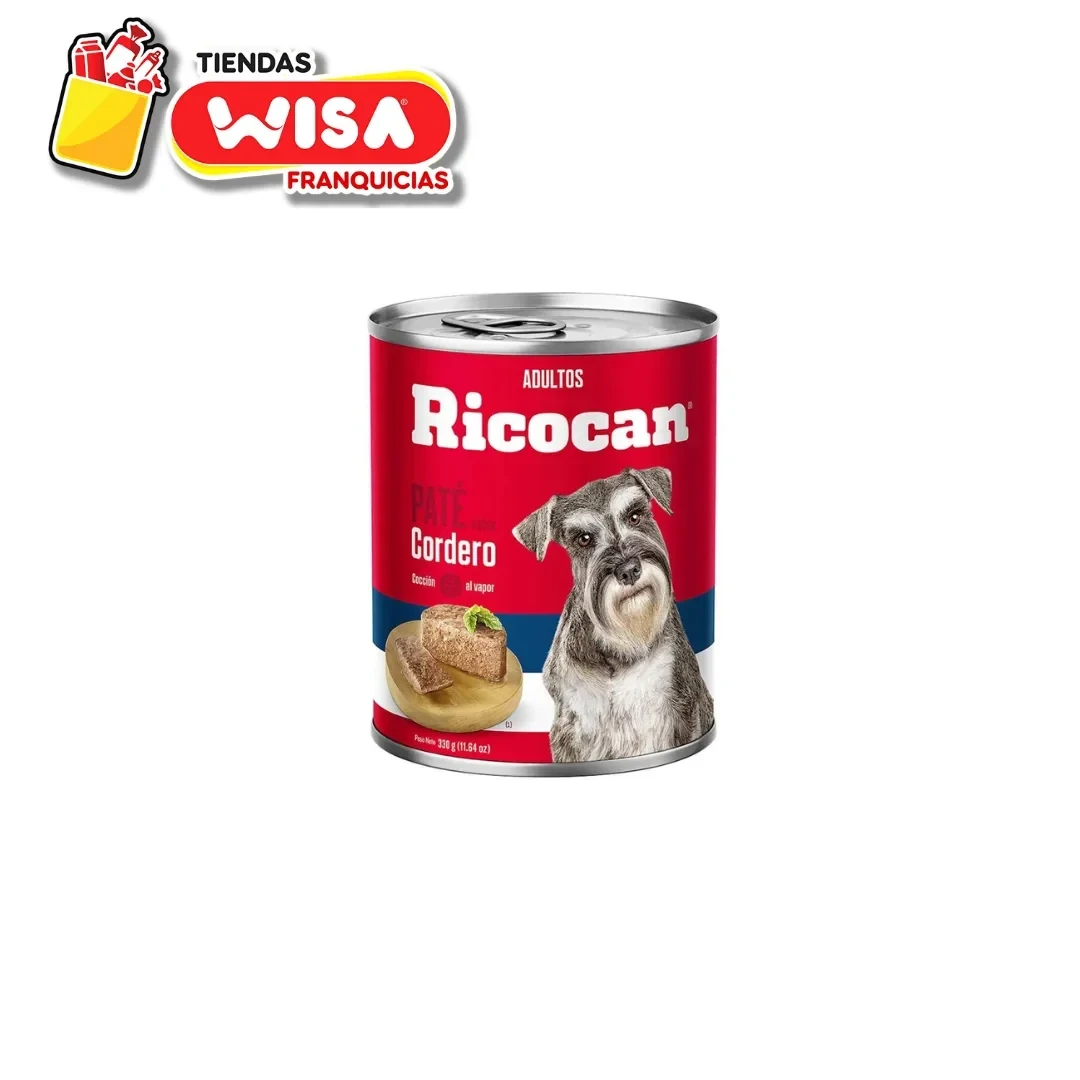 Ricocan Adulto Paté De Cordero 330 G