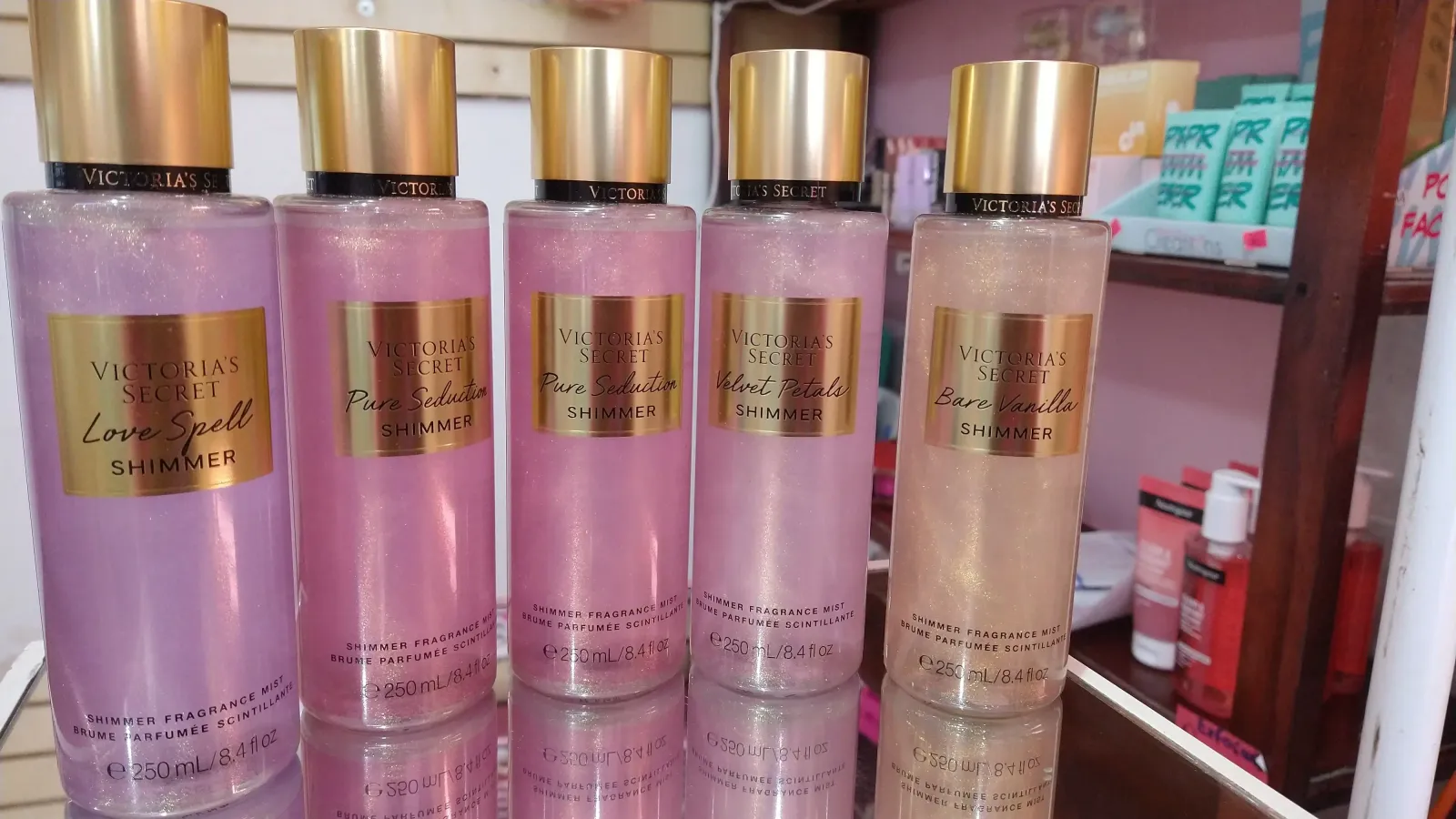 Loccion con shimmer victoria secret