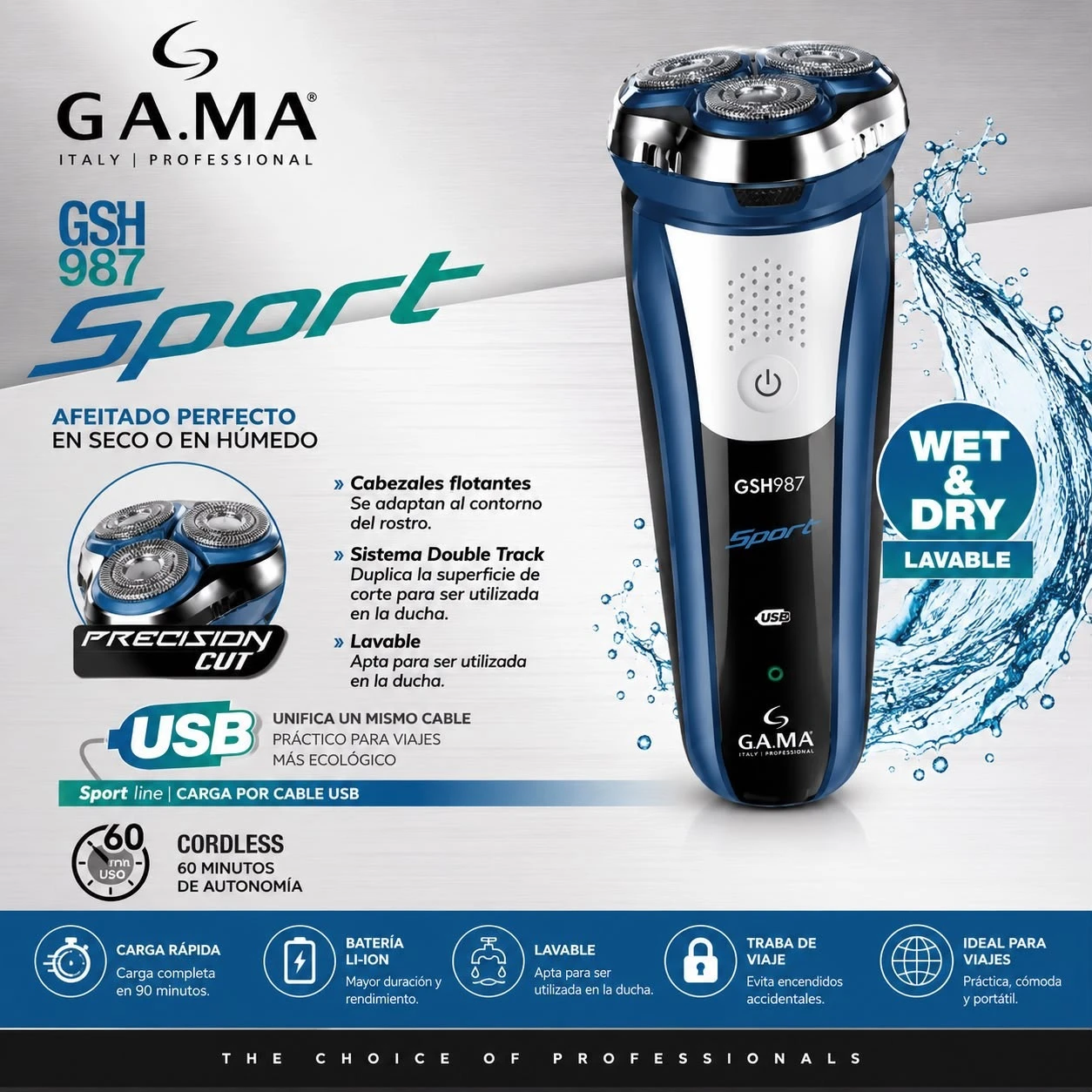 AFEITADORA GAMA SPORT
