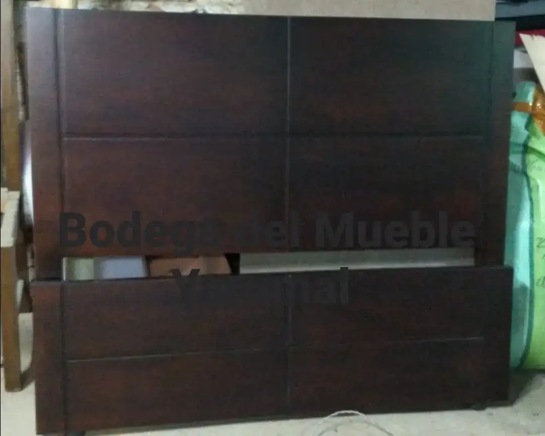Cama de madera sencilla de 1,40 