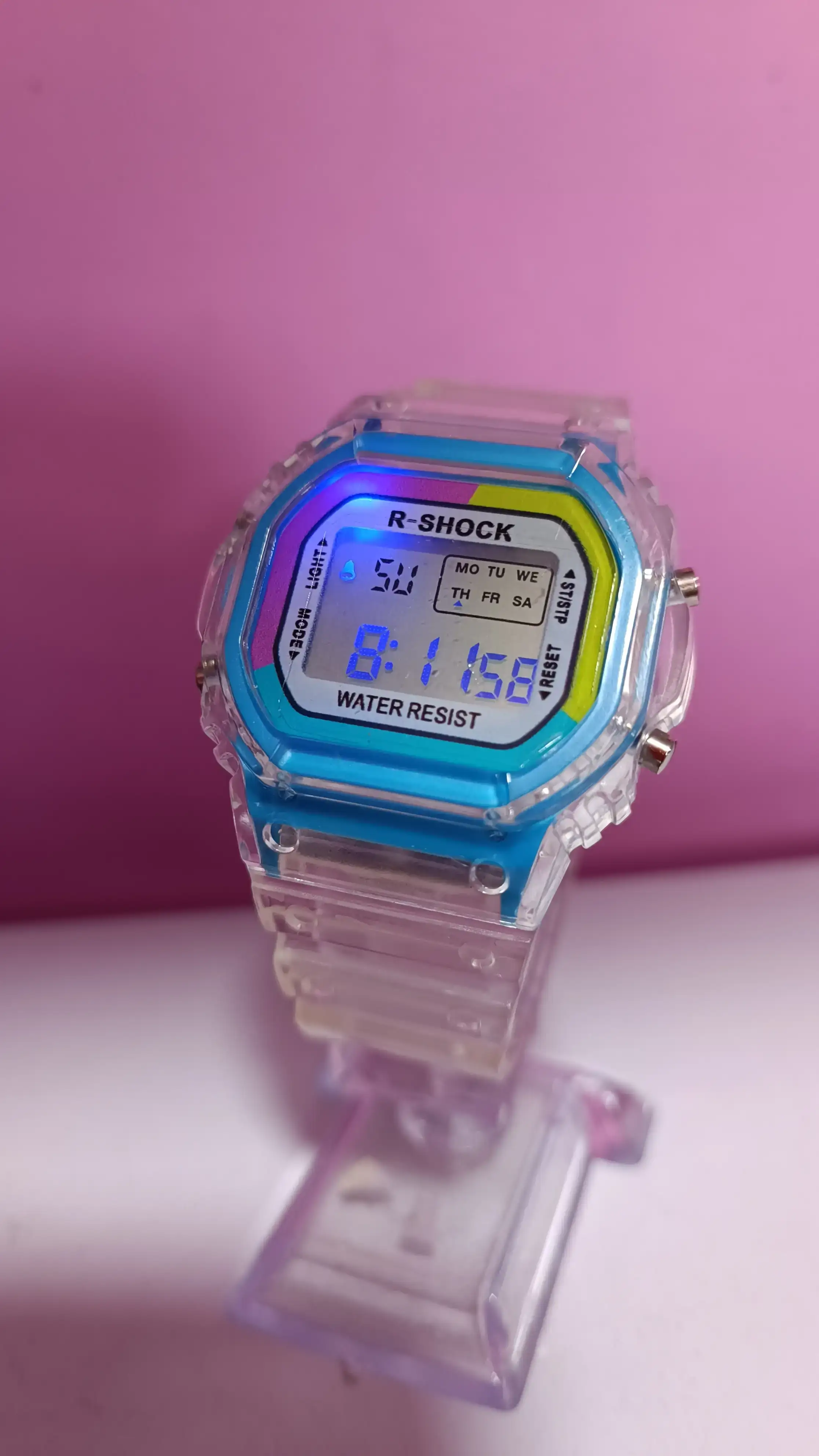 RELOJ DAMA DIGITAL LUZ LED 4