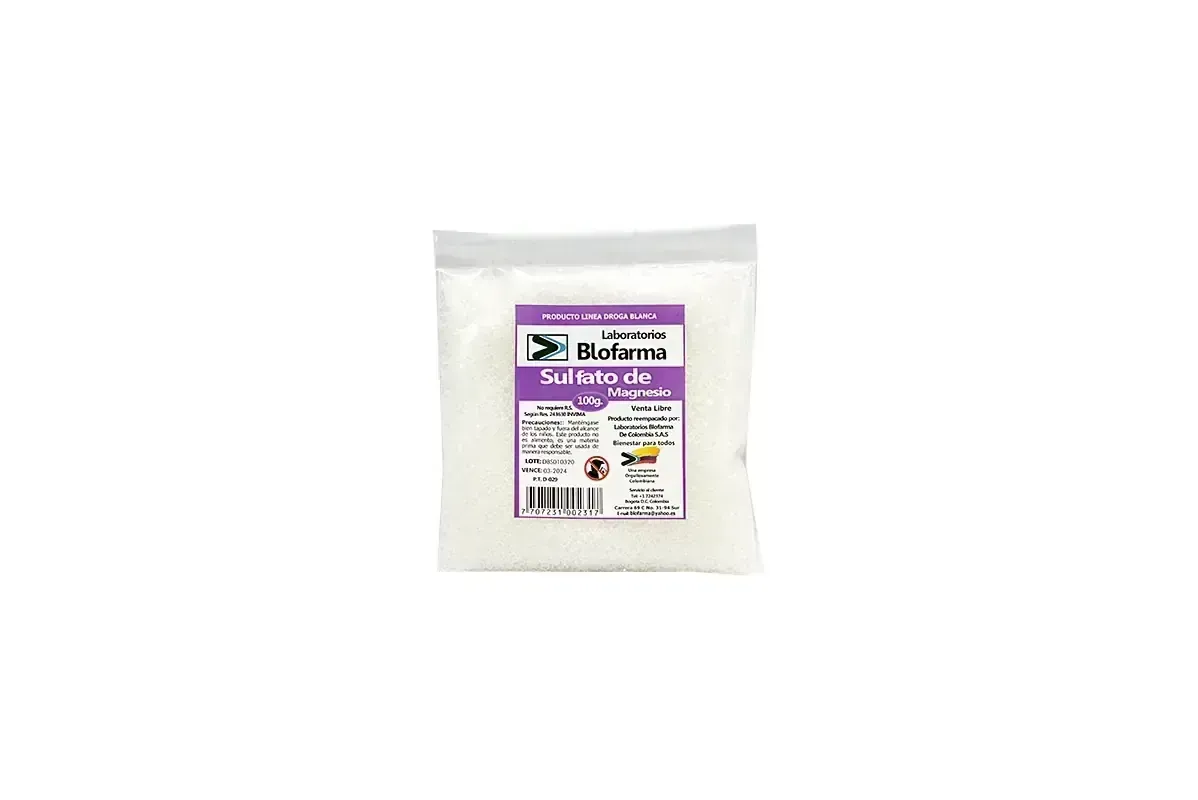 SULFATO DE MAGNESIO 100 GR BLOFARMA