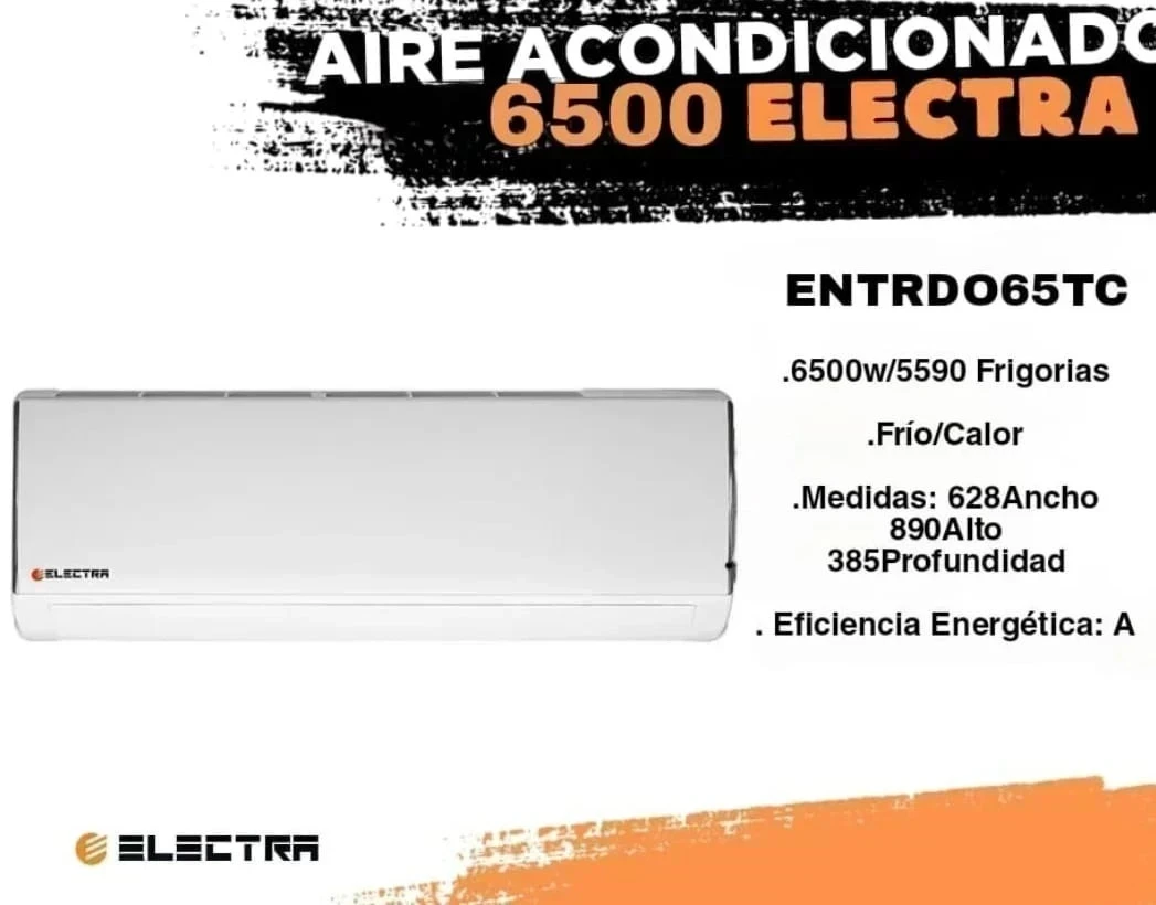 Aire Ac. Electra 6500w 