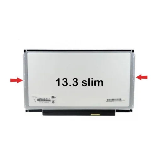 PANTALLA SLIM 13.3" 40 PIN BRACKETS LATERALES 