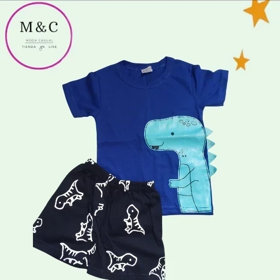 conjunto dino T-2 para bebé  3