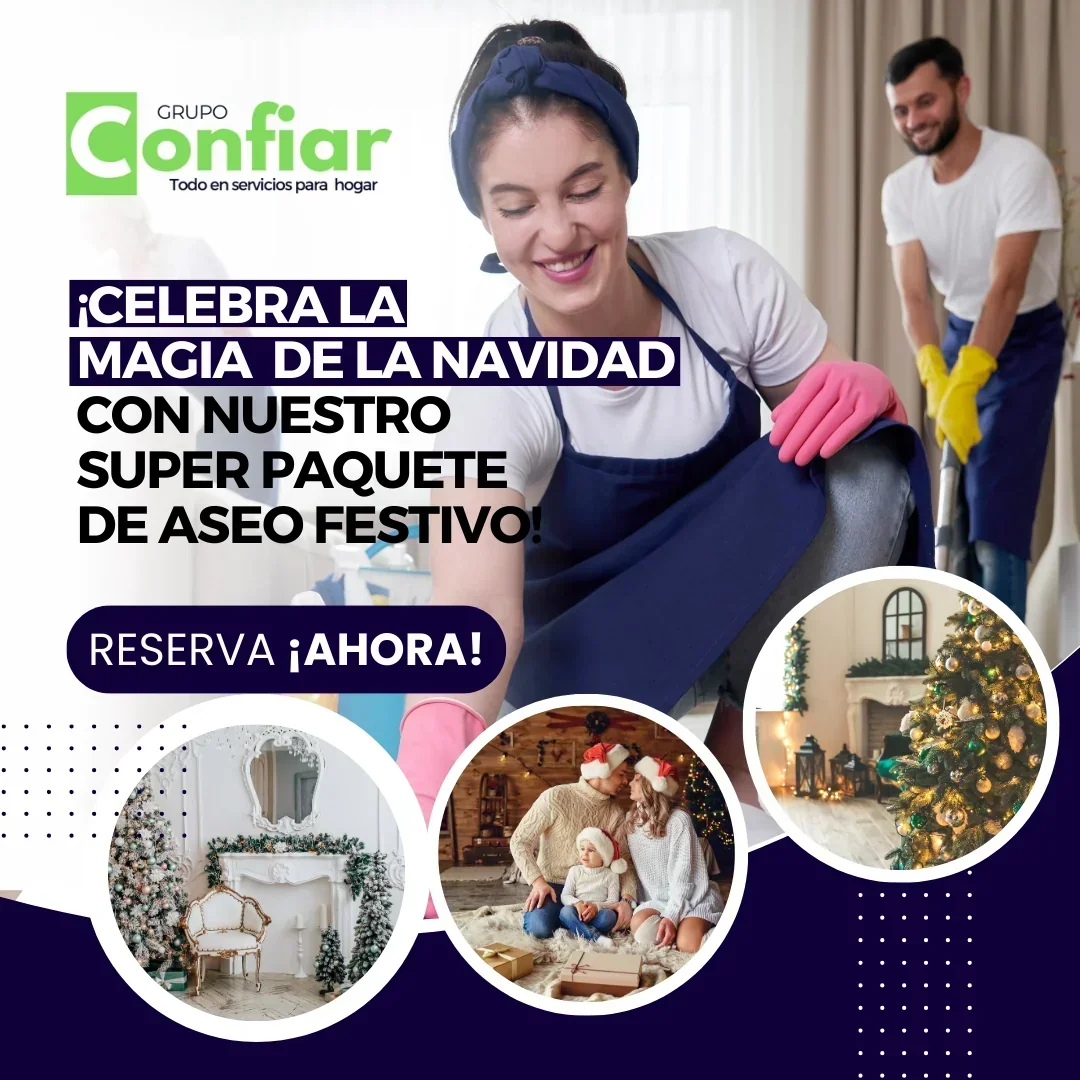 Super combo navideño de empleada en Casa (4 días)