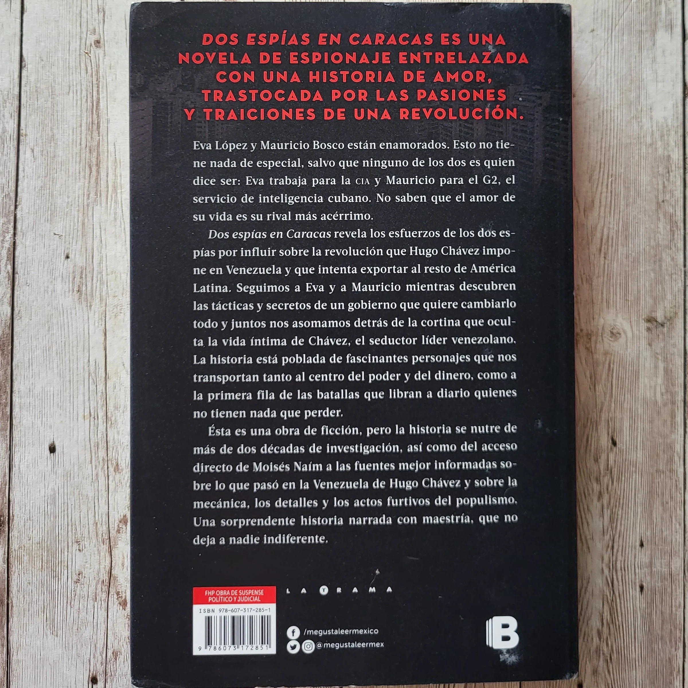 Dos espías en Caracas / Moisés Naím / Thriller / Ficción  2