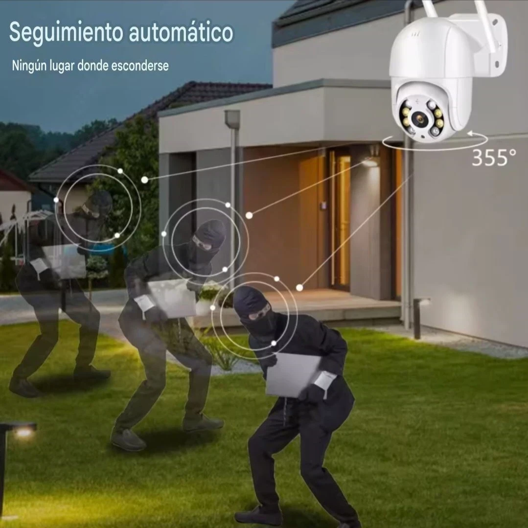 CÁMARA WIFI PARA EXTERIOR  4