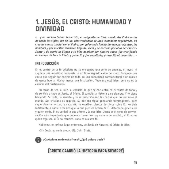 Credo, 12 lecciones para jóvenes - Samuel Pagan y Alex Sampedro 4