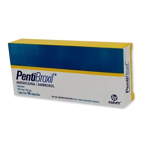 PentiBroxil 16 cap. (Amoxicilina-Ambroxol)