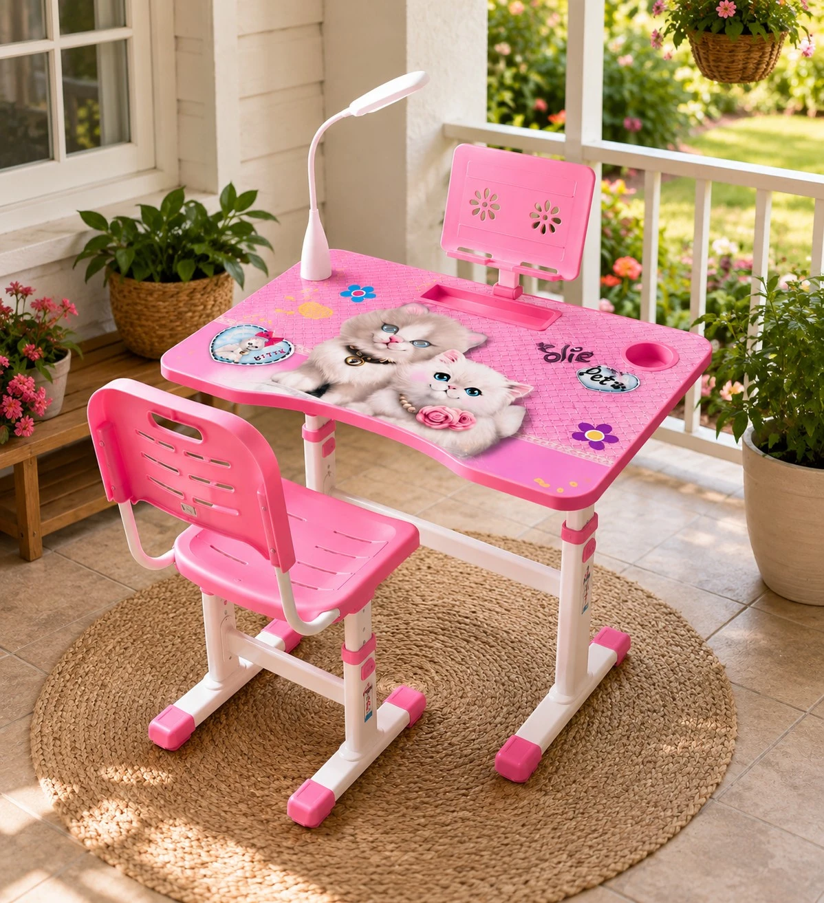 Escritorio Infantil Ajustable con Silla 2