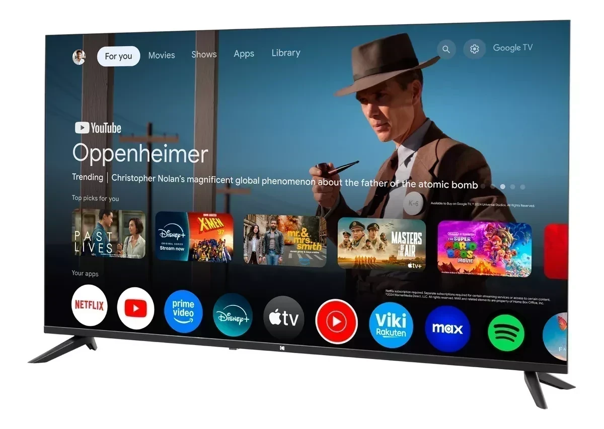 SMART TV KODAK 50 PULGADAS QLED 4k UHD GOOGLE TV KDD-50ST005-2Q