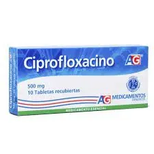 CIPROFLOXACINO 500 MG X 10 TAB AG