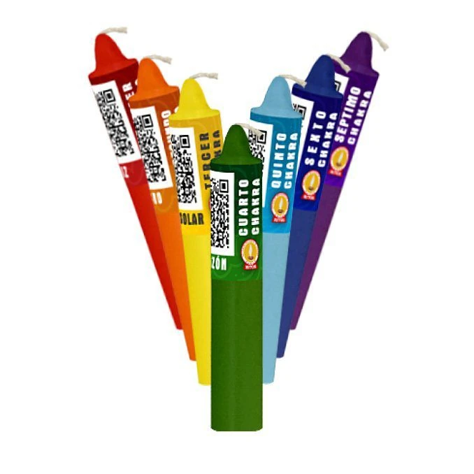 Pack de velas 7 chakras 2