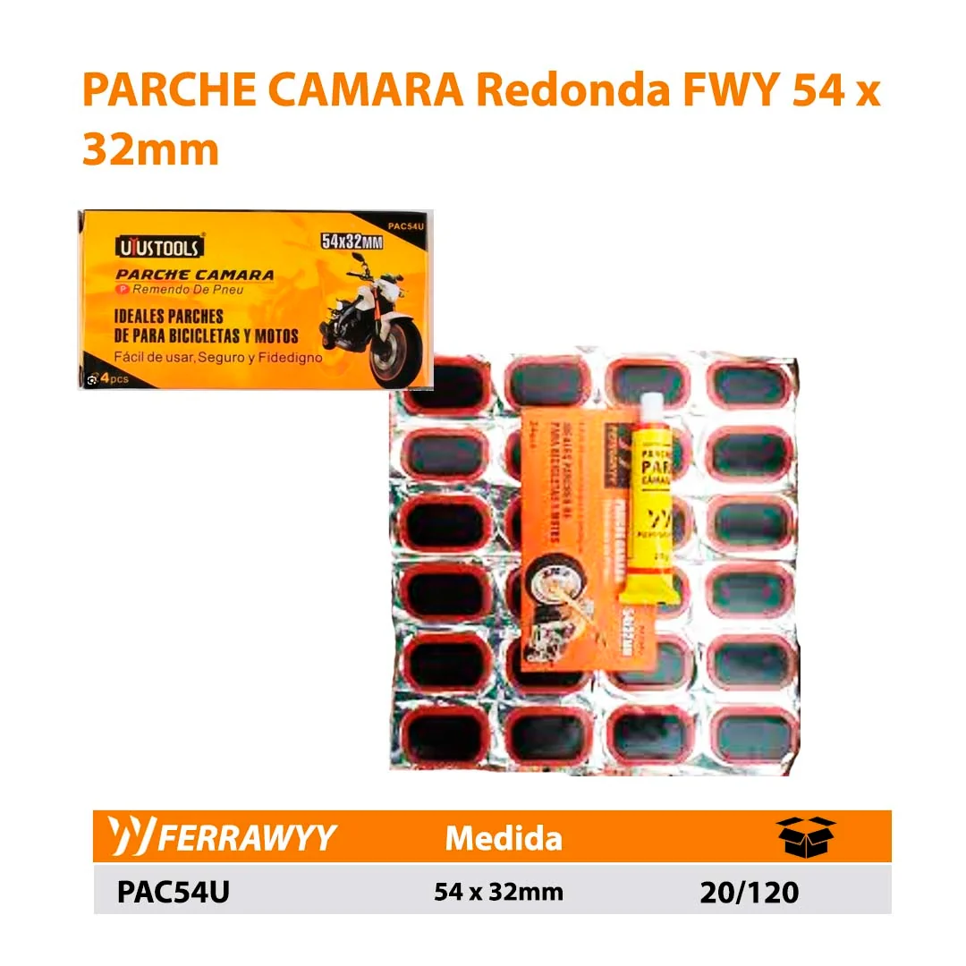 PARCHE CAMARA Redonda FWY 54 x 32mm