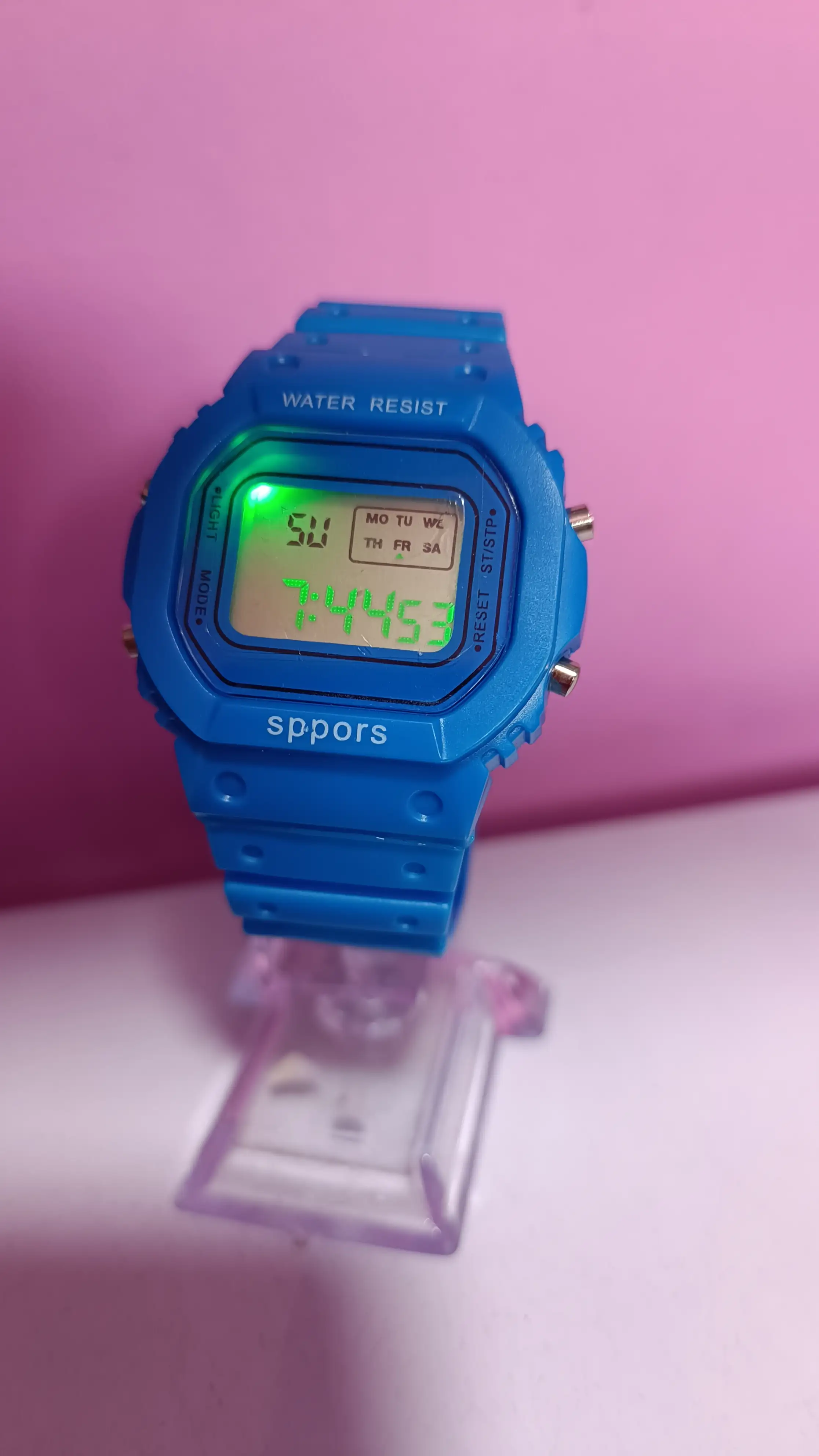 RELOJ DAMA DIGITAL LUZ LED