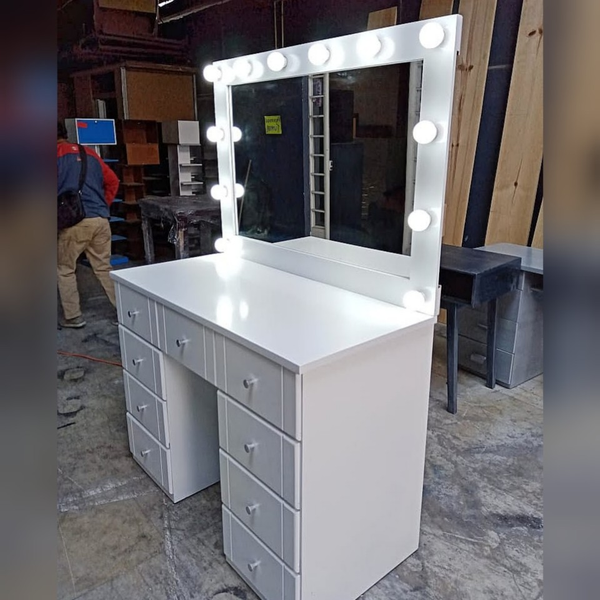 Tocador Hollywood Vanity G2 Repisa Lisa 9