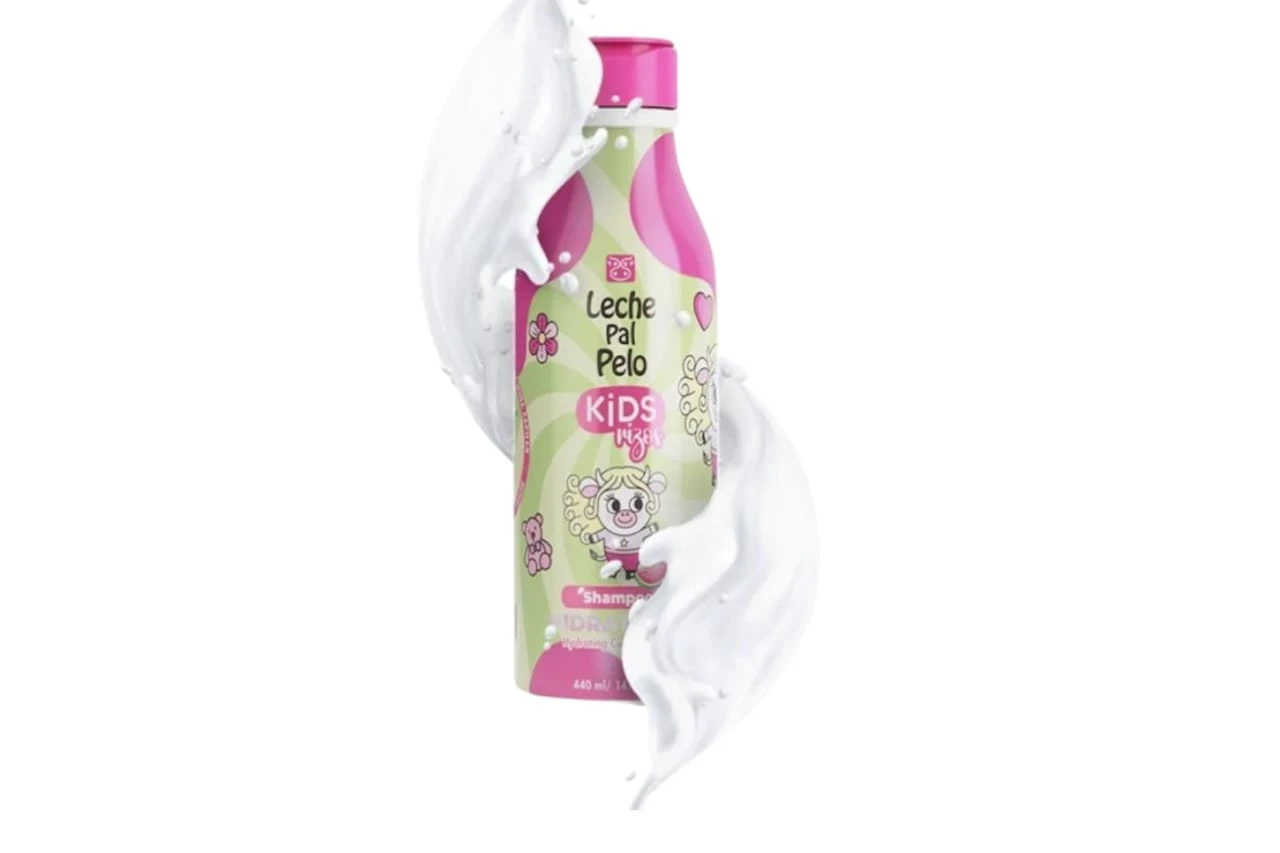 leche pal pelo shampoo rizos hidratante kids x440 ml