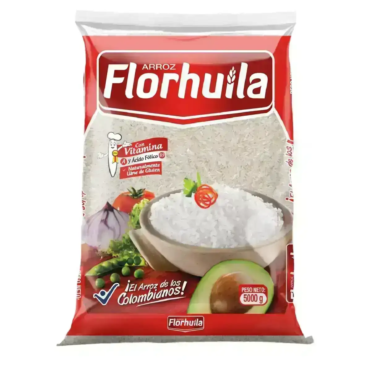 Arroz Flor Huila x 5kg