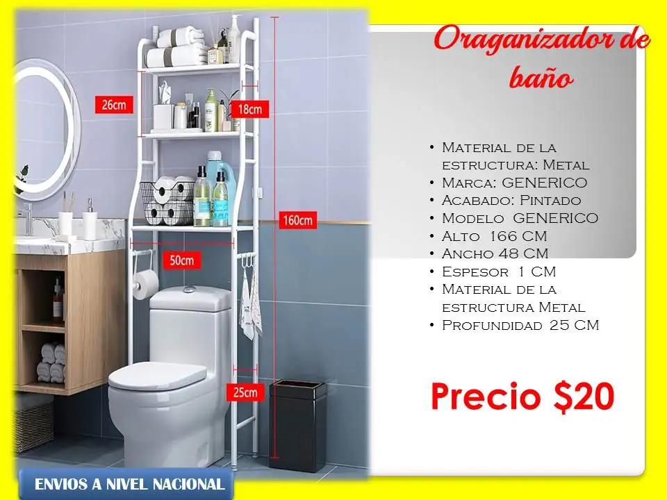 Organizador de baño 4