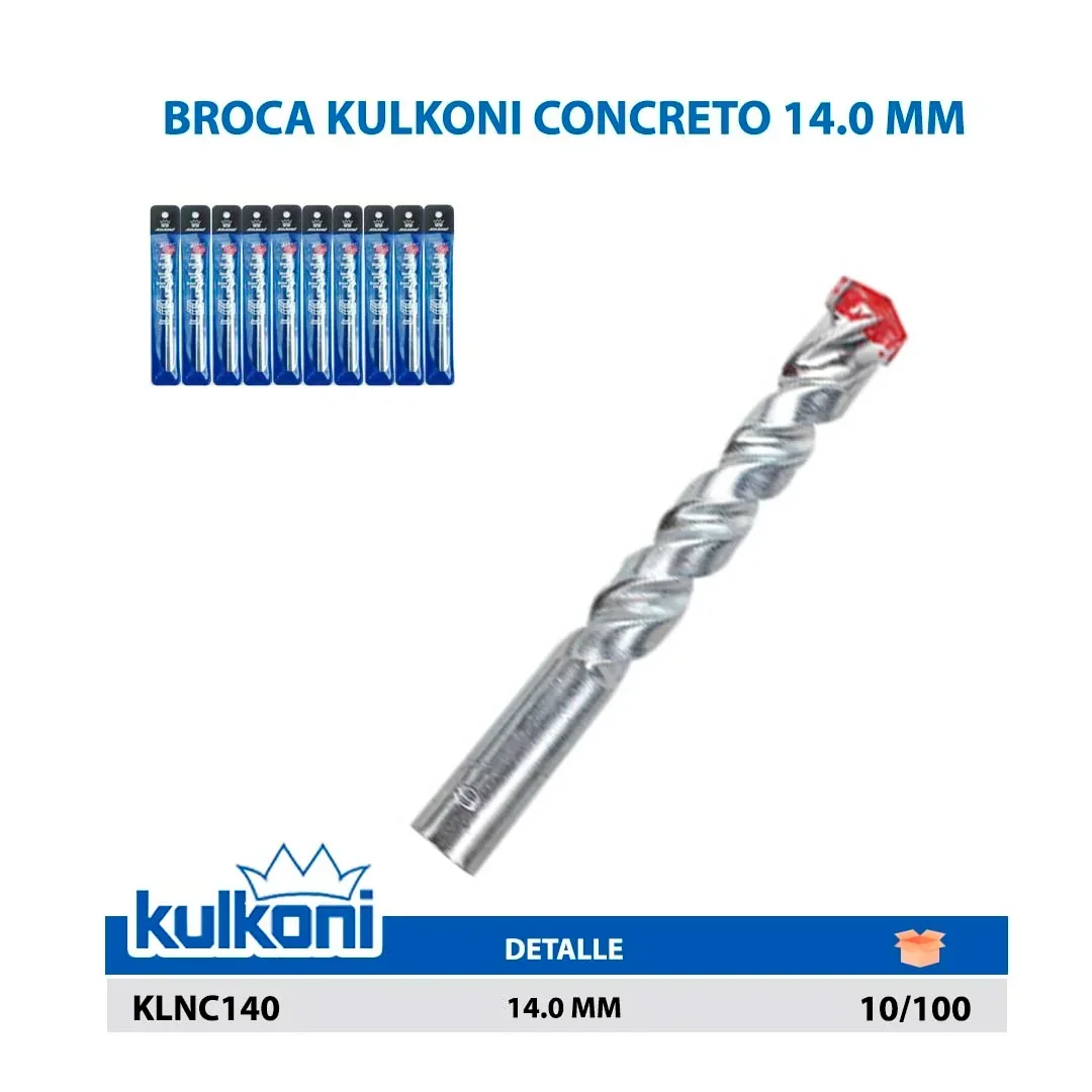 BROCA KULKONI CONCRETO 14.0 MM