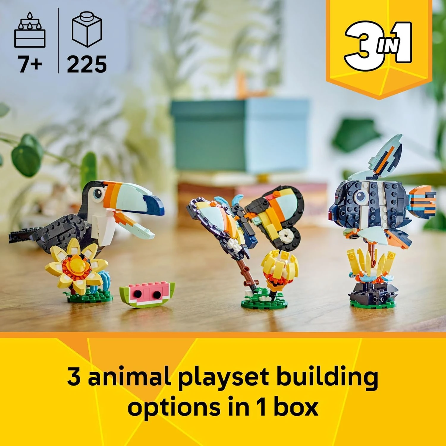 LEGO Creator 3 en 1 Animales Salvajes: Tucán Tropical 2