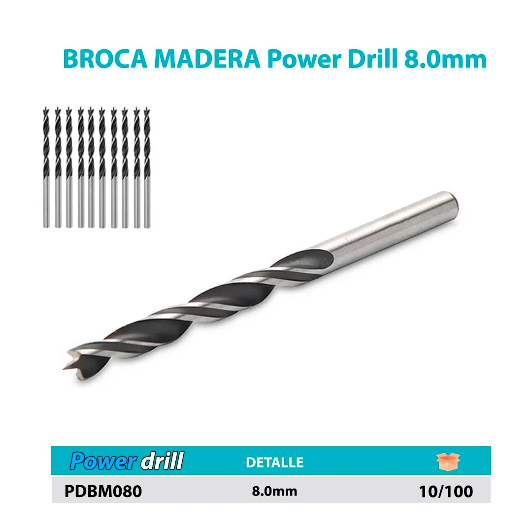 BROCA MADERA Power Drill 8.0mm