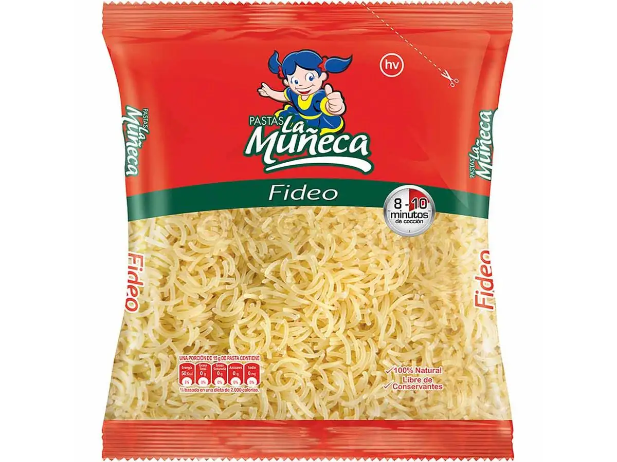 Fideos La muñeca x 250g