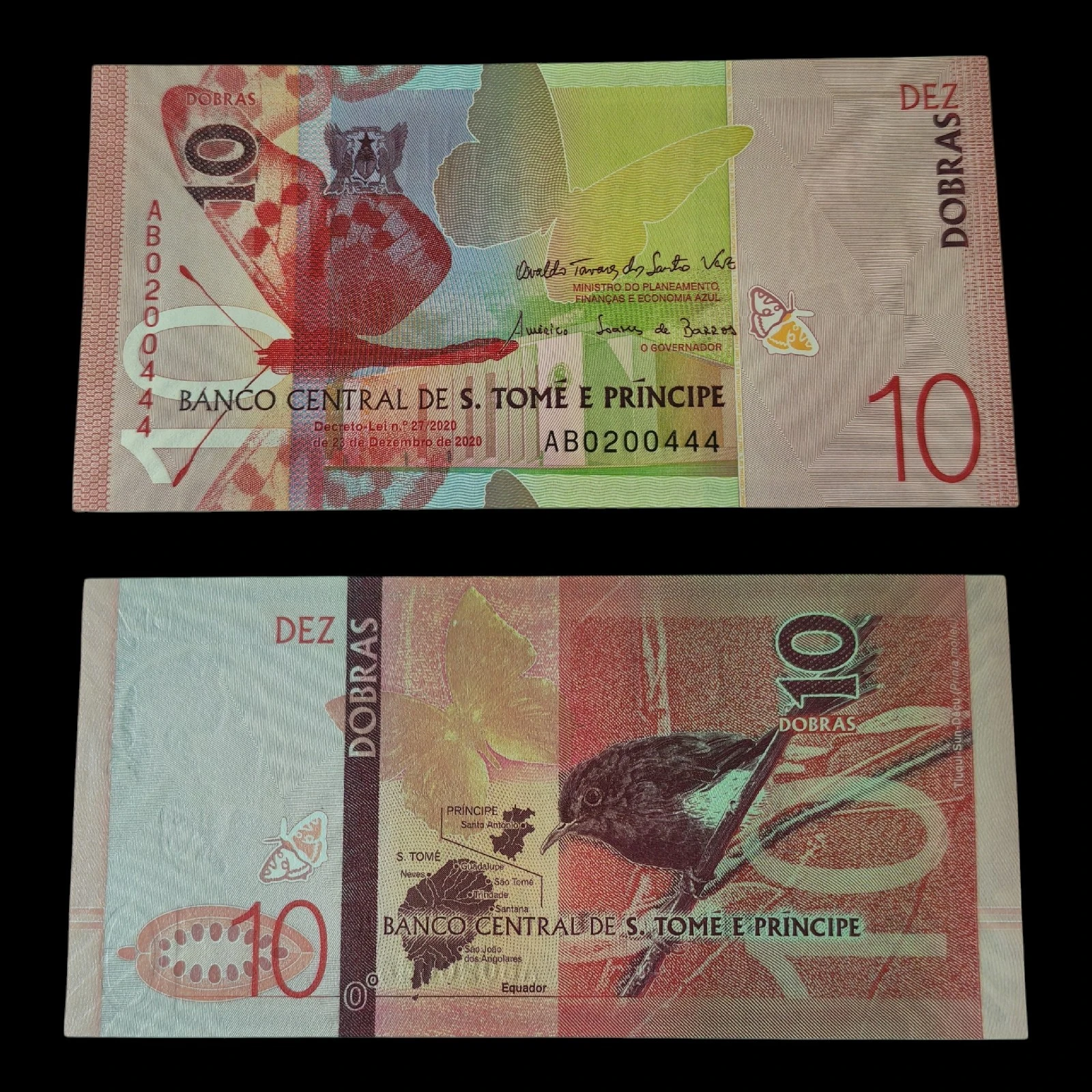 ° Saint Tomé y Príncipe 10 Dobras UNC 