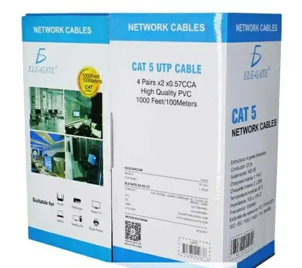 Bobina Cable Red Utp Cat 5e Rj45 2
