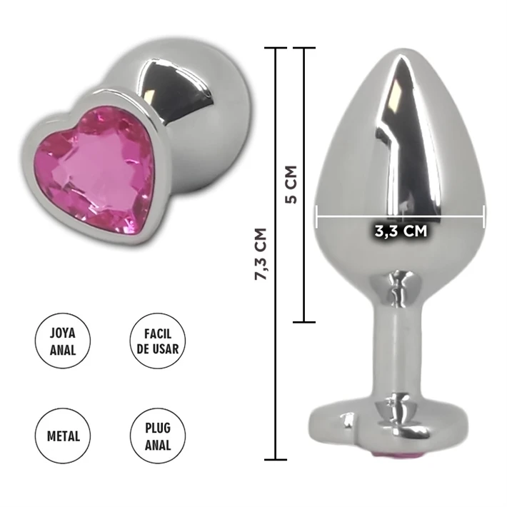 Gemini Rosa M : Joya Anal Metalica