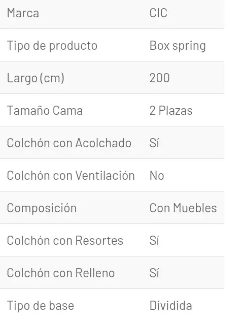 BOX SPRING CIC NEW ORTOPEDIC B5 BLACK BD 2 PL 4
