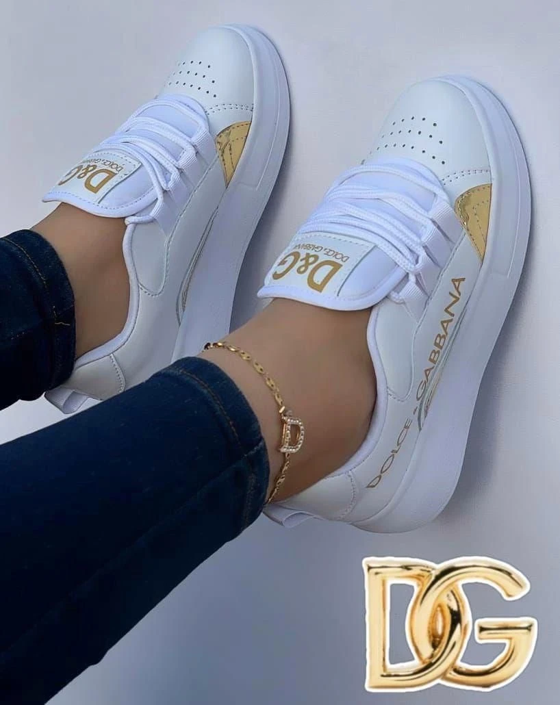 Tenis Dama G&G Dorado 