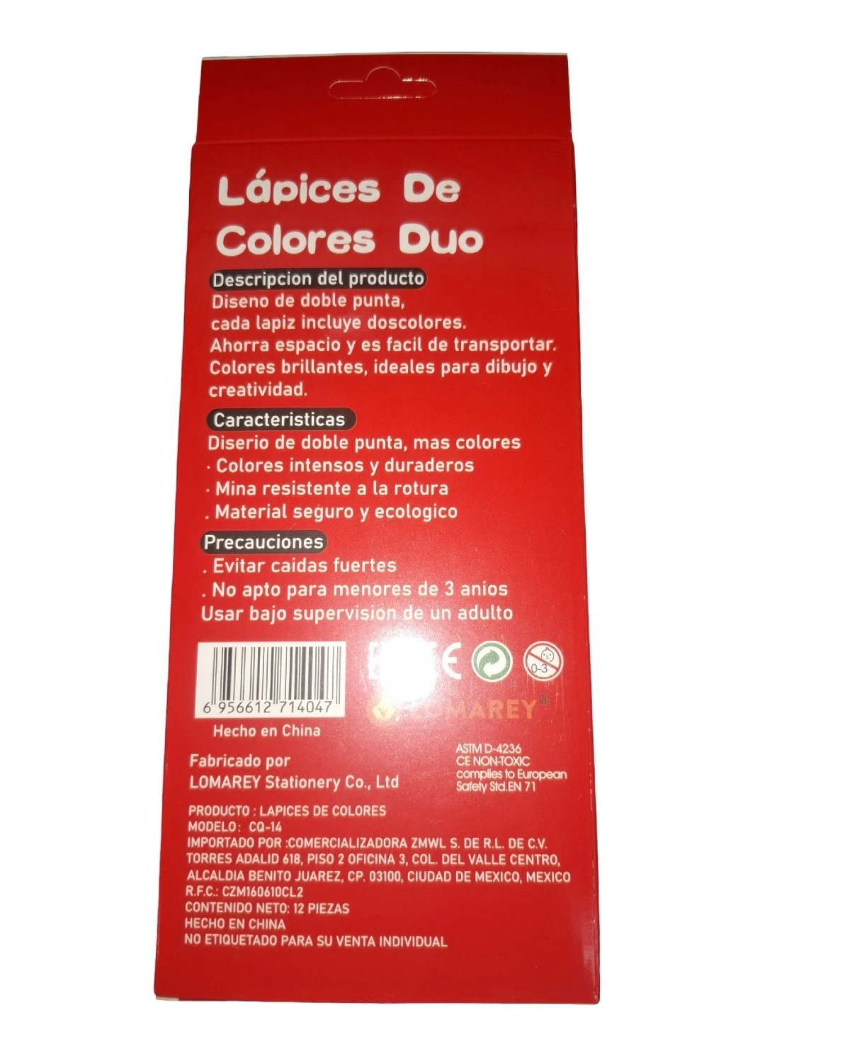 Lomarey c/12 colores redondos  2